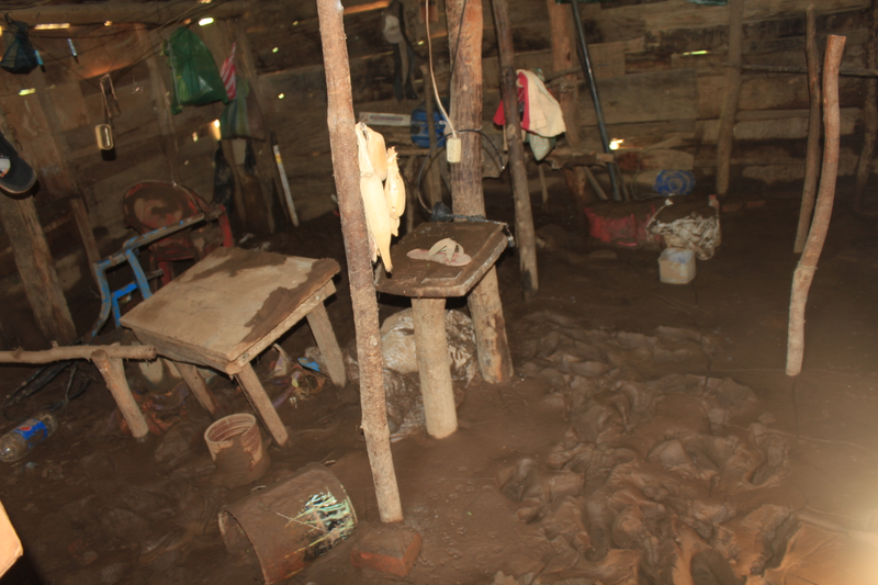 The floods left behind massive amounts of sticky mud in homes. Photo by Javier Baldovinos.